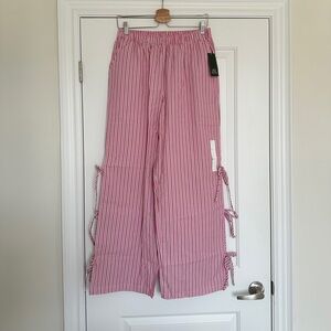 Wild Fable Side-Tie Striped Pants size M NWT